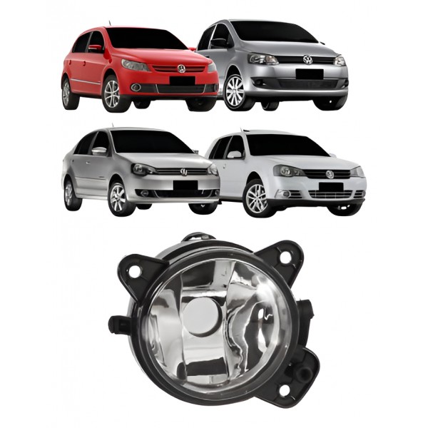 Farol Auxiliar Milha Direito Gol G5 Golf Fox Polo Padrão Original