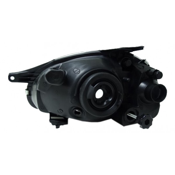 Farol Principal Corsa 00/ Ld Lente Lisa M.negra Direito/passageiro