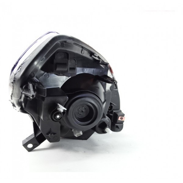 Farol Principal Sandero 12 13 14 15 Le Cinza Esquerdo/motorista