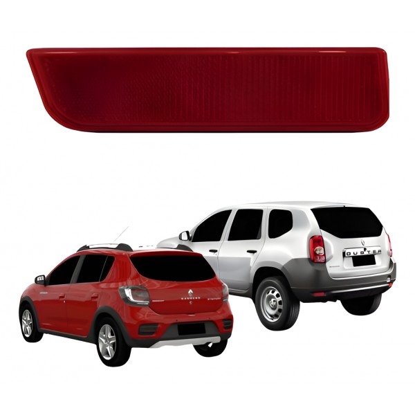 Refletor Parachoque Traseiro Duster 2012 13 14 2015 Esquerdo Padrão Original