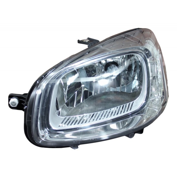 Farol Principal Uno Fiorino 15 16 17 18 19 Le Cromado Esquerdo/motorista