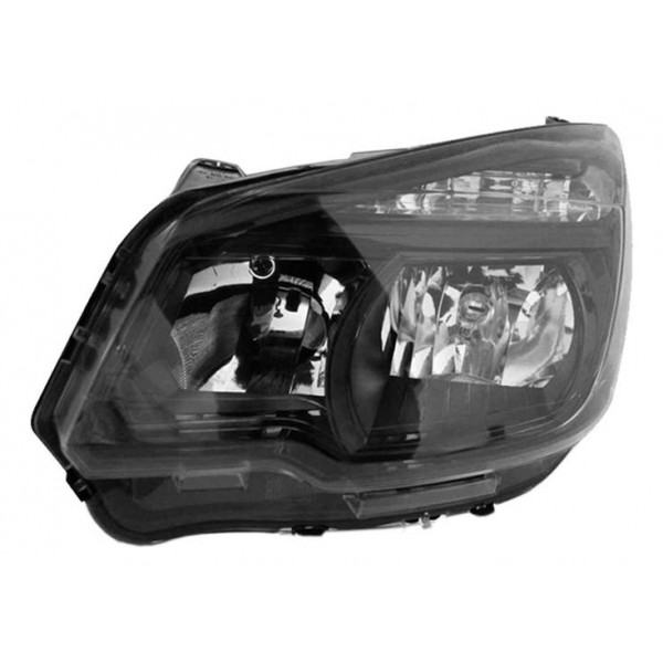 Farol Principal S10 - 13/... (mascara Negra) Le Esquerdo/motorista