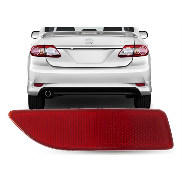 Refletor Lanterna Parachoque Corolla 2012 2013 2014 Esquerdo Padrão Original