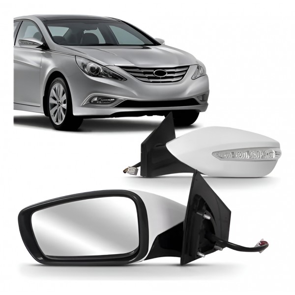 Retrovisor Elétrico Esquerdo Sonata C/ Pisca 2011 12 A 2015