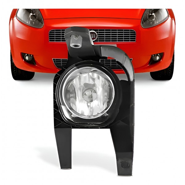 Farol Auxiliar Milha Esquerdo Punto Palio 2007 08 09 A 2012 - Padrão Original