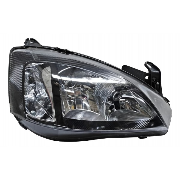Farol Principal Corsa Montana Ld  08 09 10 11 12/... Negro M - Direito/passageiro