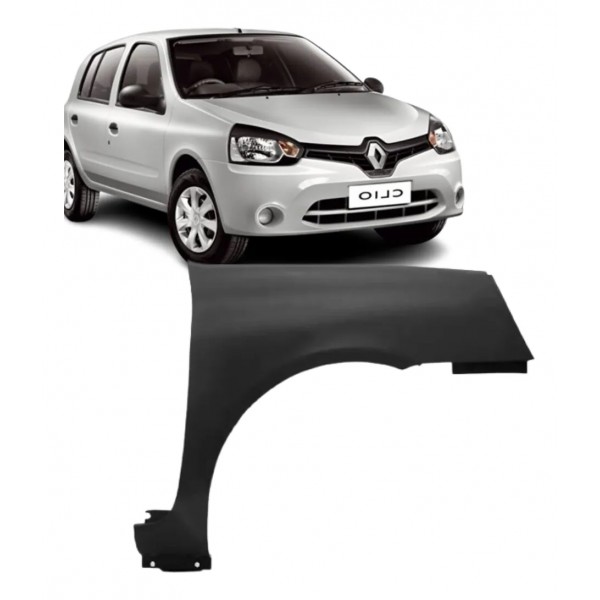 Paralama Dianteiro Clio 2012 A 2016 Lado Direito Plástico Esquerdo/passageiro
