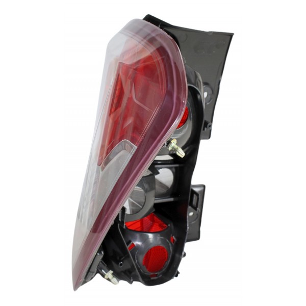 Lanterna Traseira Spin Borda Vermelha Mascara Cromada Re Cri Direito/passageiro Padrão Original