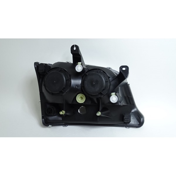 Farol Principal S10 Blazer 01/12 Cromado Pisca Cristal Le Esquerdo/motorista