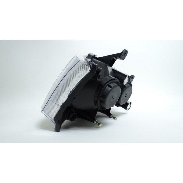 Farol Principal S10 Blazer 01/12 Cromado Pisca Cristal Le Esquerdo/motorista