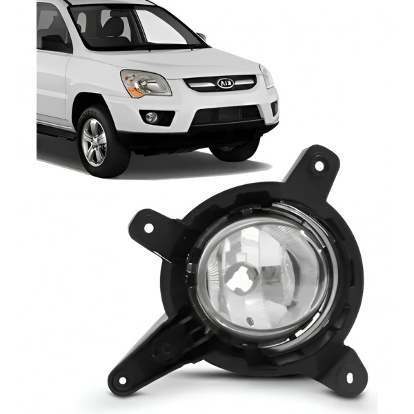 Farol Auxiliar Milha Sportage 2009 2010 Lado Esquerdo Padrão Original