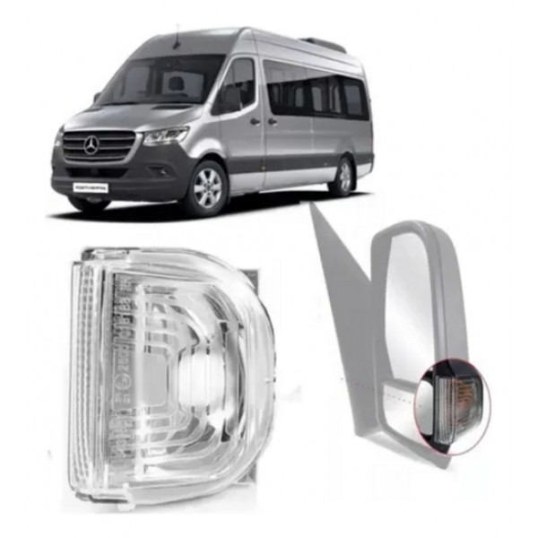 Pisca Seta Retrovisor Sprinter 2019 20 21 22 2023 Direito Padrão Original