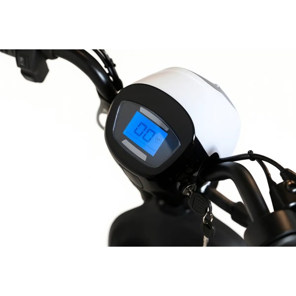 Bicicleta Scooter  Elétrica 500w Autopropelido 48v Sem Cnh Branco