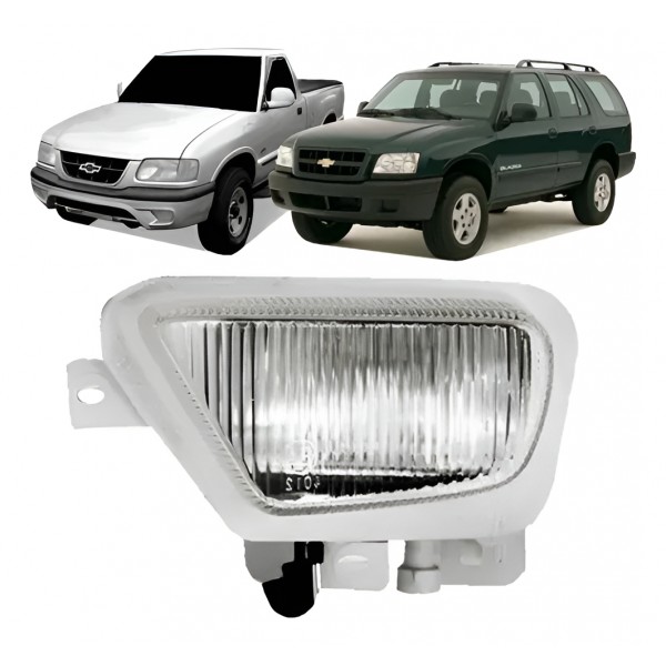 Farol Milha Auxiliar S10 / Blazer 1999/2000 Esquerdo - Padrão Original
