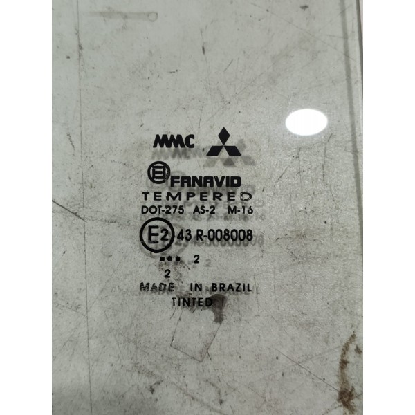 Vidro Fixo Traseira Esquerda Pajero Tr4 2002 A 2012