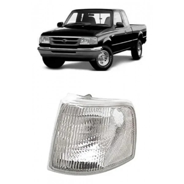 Lanterna Pisca Dianteira Ranger Esquerda 1993 A 97 Cristal - Padrão Original