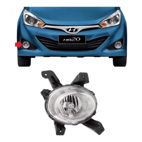 Farol Auxiliar Milha Hb20 Hb20s 2012 13 14 2015 Direito - Padrão Original