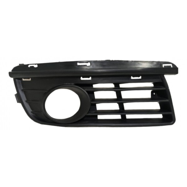 Moldura Milha Jetta 2006 2007 2008 2009 2010 2011 S/ Friso Preto Direito