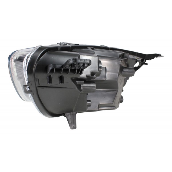 Farol Principal Ka 19 20 21 Ld Titanium Preto Com Aro Cromad Direito/passageiro