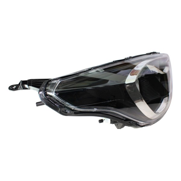 Farol Principal Ka 19 20 21 Ld Titanium Preto Com Aro Cromad Direito/passageiro