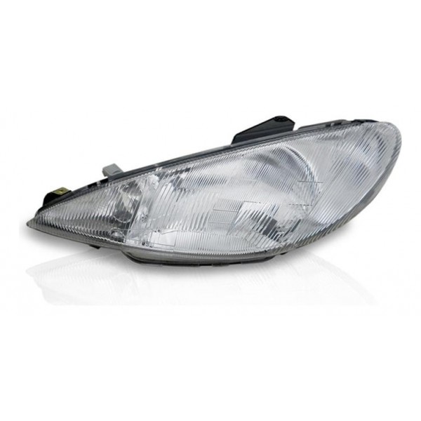 Farol Principal 206 Simples Raiado Le Esquerdo/motorista