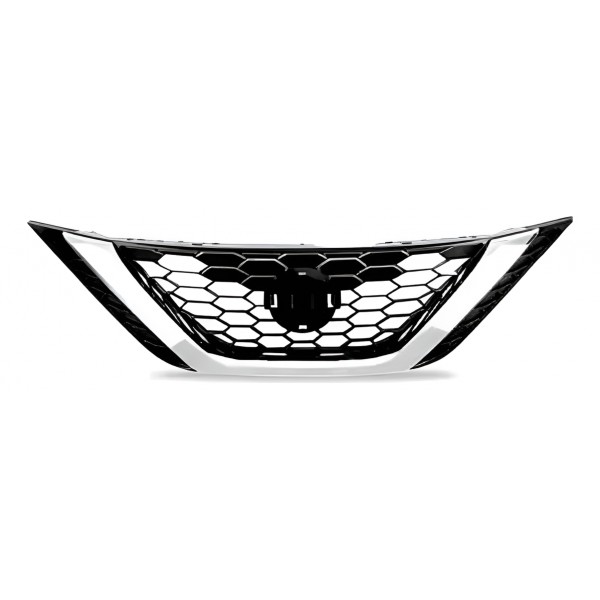 Grade Superior Radiador Cromado Sentra 2022 2023 Padrão Original Ambos Lados