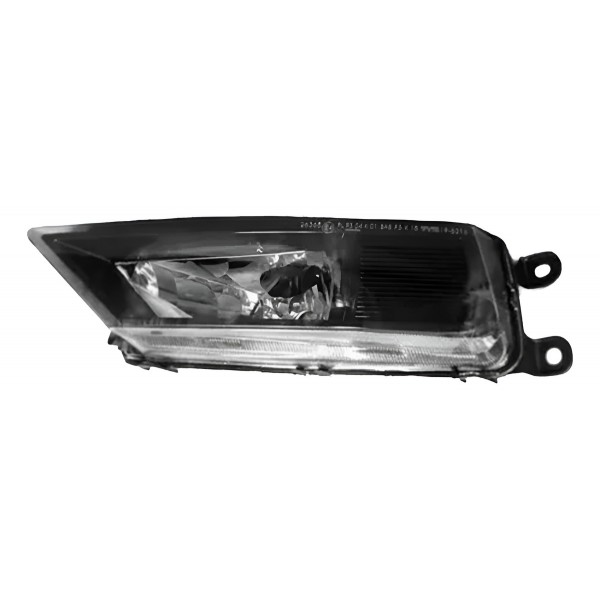 Farol Auxiliar Milha Mascara Negra Esquerdo Tiguan 2018/2021 Padrão Original