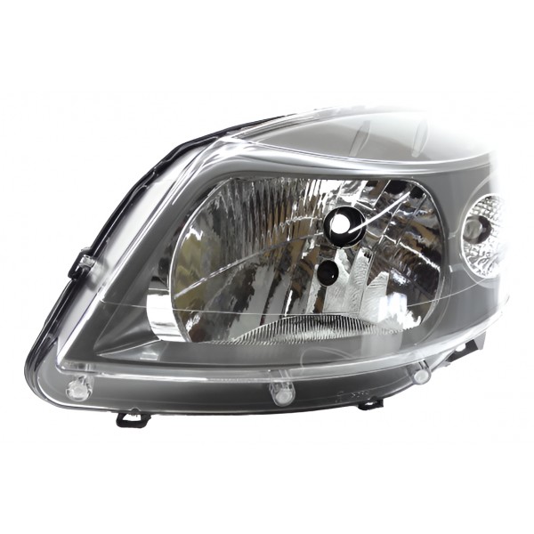 Farol Principal Sandero Le Cinza 07 08 09 10 11 Esquerdo/motorista