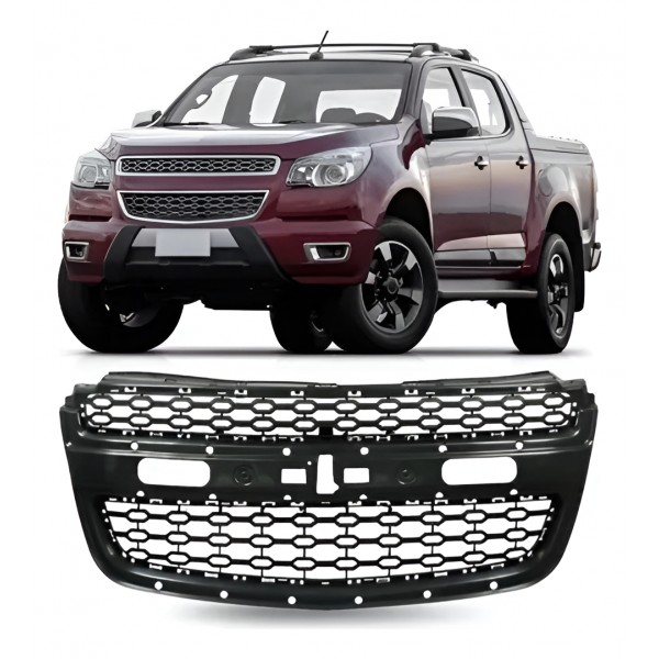 Grade Dianteira Radiador S10 2013 2014 2015 2016 Sem Friso Padrão Original