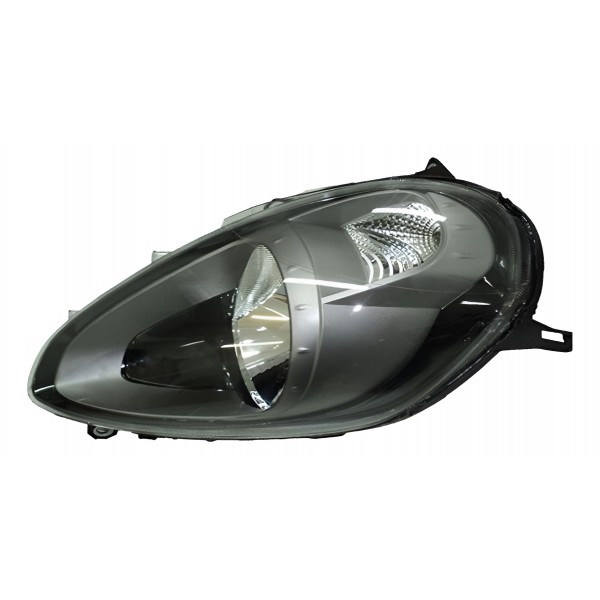 Farol Principal Punto 12 13 14 15 16 Le Mascara Negra / Cinz Esquerdo/motorista