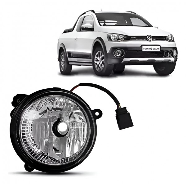 Farol Auxiliar Milha Saveiro Cross G5 G6 2009/2016 Direito - Padrão Original