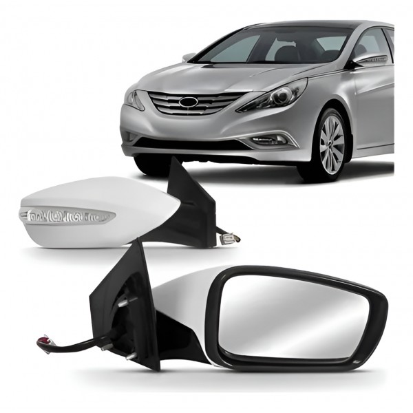 Retrovisor Elétrico Direito Sonata C/ Pisca 2011 2012 A 2015