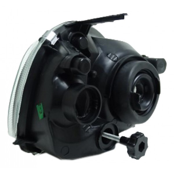 Farol Corsa 94 A 02 Classic 03 A 10 Máscara Negra - Esquerdo Esquerdo/motorista