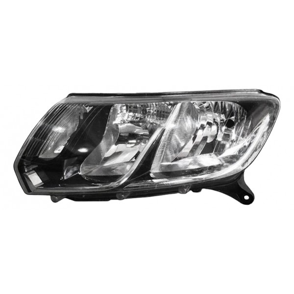 Farol Principal Sandero E Logan 15/... Le - Esquerdo/motorista