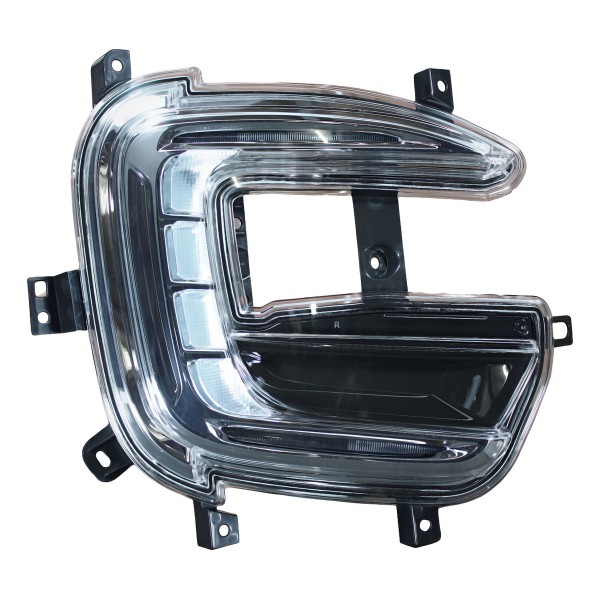 Farol Auxiliar Direito Captur 2017 18 A 2021 S/ Milha Drl Padrão Original