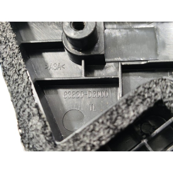 Moldura Externa Porta Traseira Direita New Tucson 2017/2021 Preto