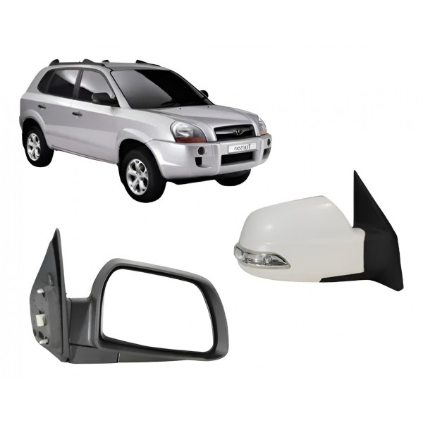 Retrovisor Direito Elétrico Tucson 06 07 08 A 2013 C/ Pisca