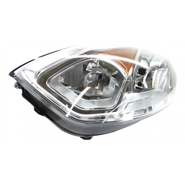 Farol Principal Fiesta Rocan Le Cromado 11 12 13 Esquerdo/motorista