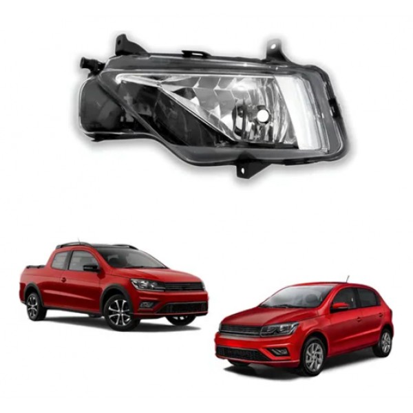 Farol Auxiliar Milha Saveiro G7 Gol G8 2017 A 2023 Esquerdo - Padrão Original