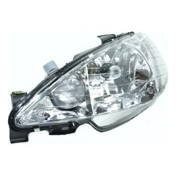 Farol Principal 206 04 05 06 07 08 09 10 Le Foco Simples Len Esquerdo/motorista