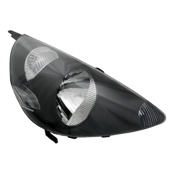 Farol Principal Fit Ld 03 04 05 06 07 08 Negro Direito/passageiro