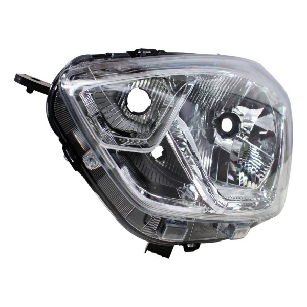 Farol Principal Ka 19 20 21 Le Cromado Esquerdo/motorista