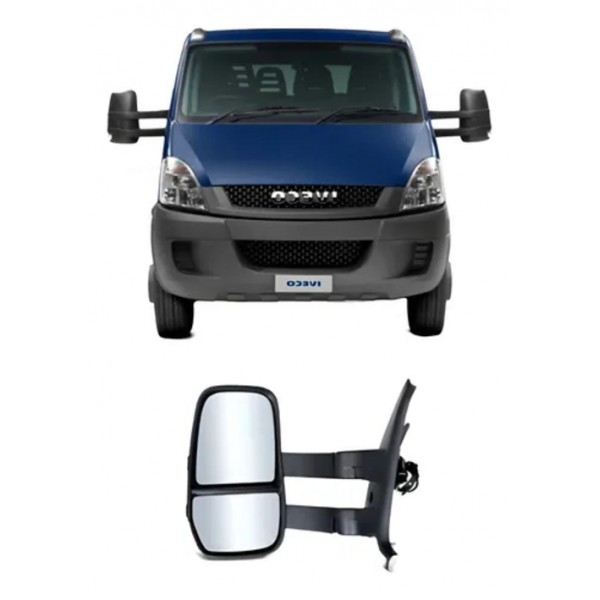 Retrovisor Esquerdo Daily 2008 2009 10 11 A 2017 Braço Longo