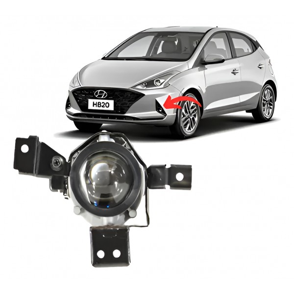 Farol Auxiliar Milha Hb20 2020 2021 2022 Lado Esquerdo - Padrão Original