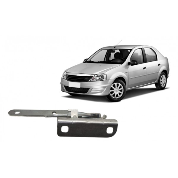 Dobradiça Braço Capo Renault Logan 2007 08 09 10 11 12 13 14