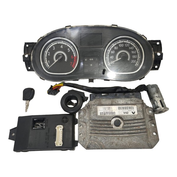 Kit Code Chave Modulo Injeção Conforto Sandero 2009/2013