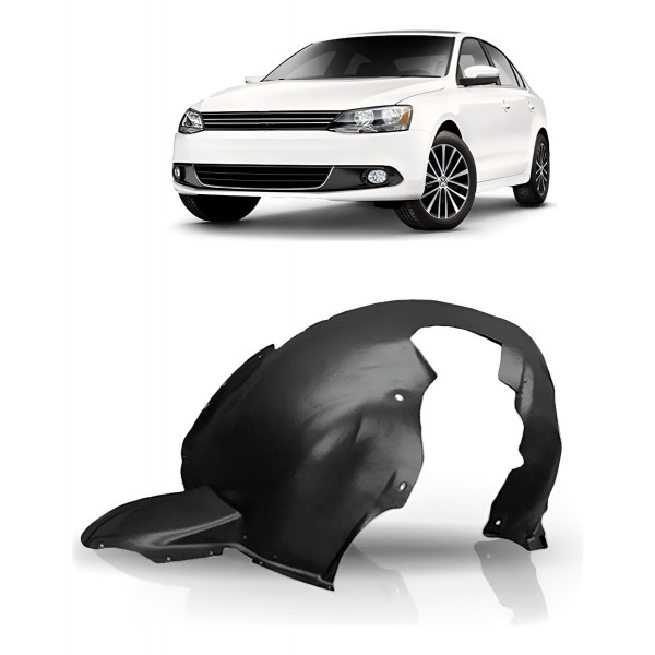 Parabarro Dianteiro Jetta 2011 2012 2013 2014 2015 Flexivel Direito