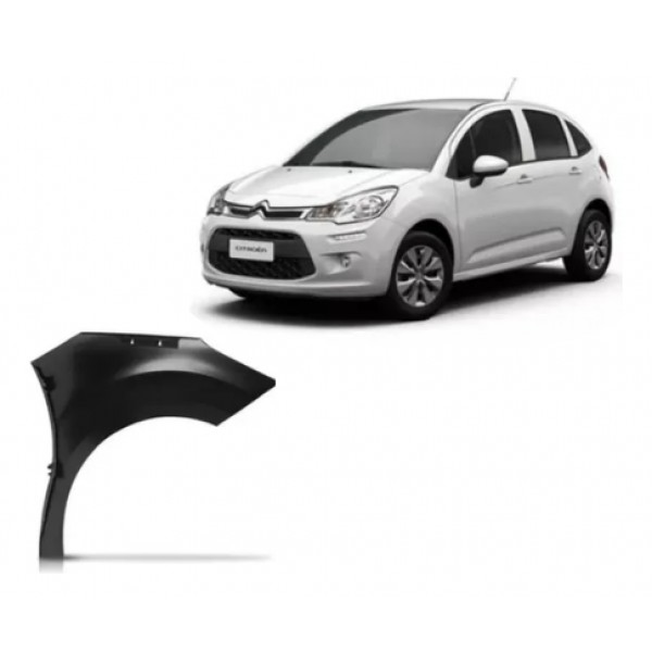 Paralama C3 Esquerdo 2013 2014 2015 2016 2017 2018 2019 2020