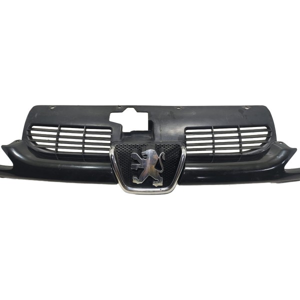 Grade Parachoque Dianteiro Peugeot 206 1999/2011 Original Preto Brilhante