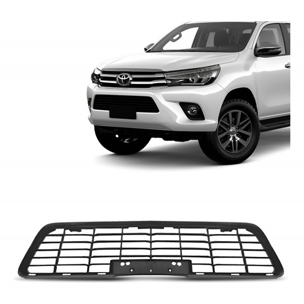 Grade Tela Parachoque Dianteiro Hilux 2015 2016 2017 2018 19